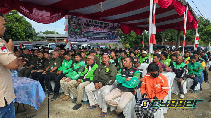 Silaturahmi Solidaritas Transportasi Online Sumut, Ojol Sumut Dukung Kamtibmas dan Kondusifitas Sumut