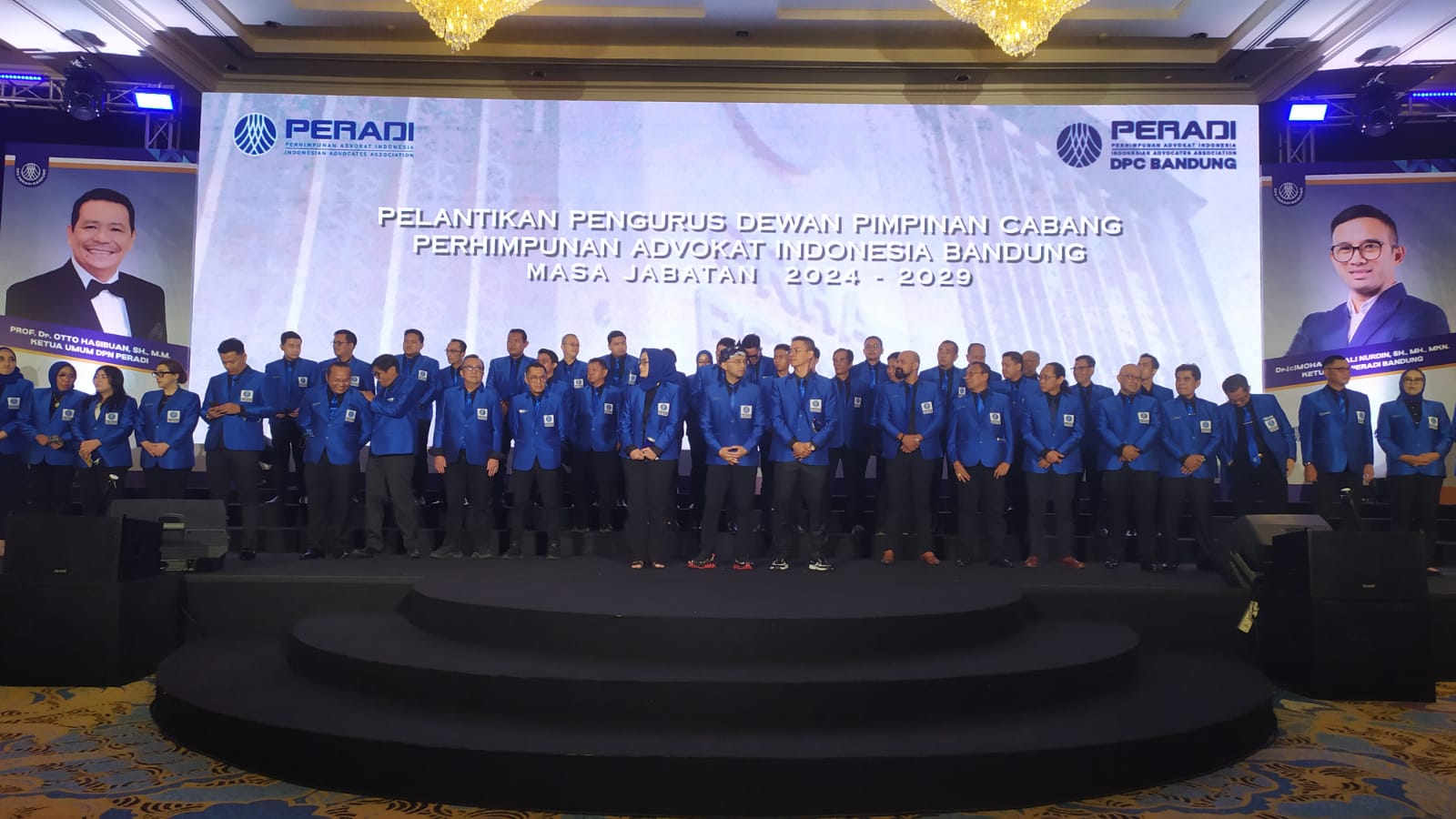 PERADI Bandung Gelar  Pelantikan Pengurus DPC Periode 2024-2029