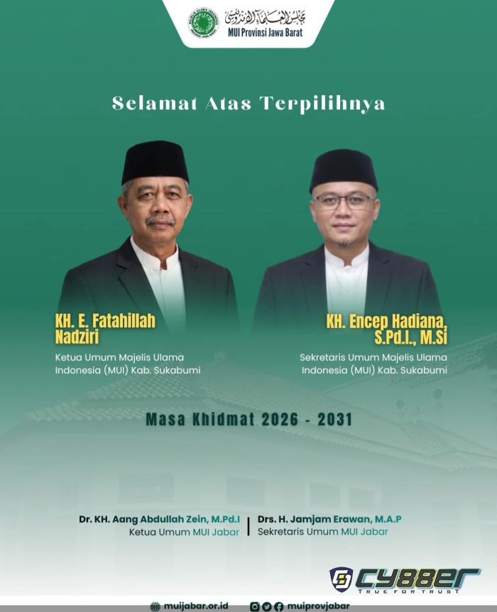 KH. E Fatahillah Nadziri, Terpilih Menjadi ketua MUI Kabupaten Sukabumi