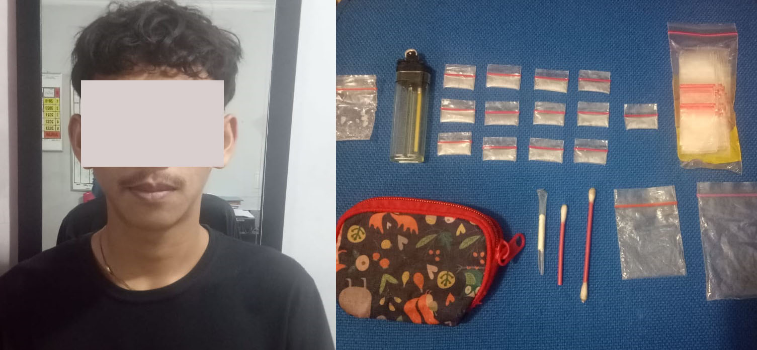 Satnarkoba Polres Lamsel Tangkap Terduga Pengedar Narkotika