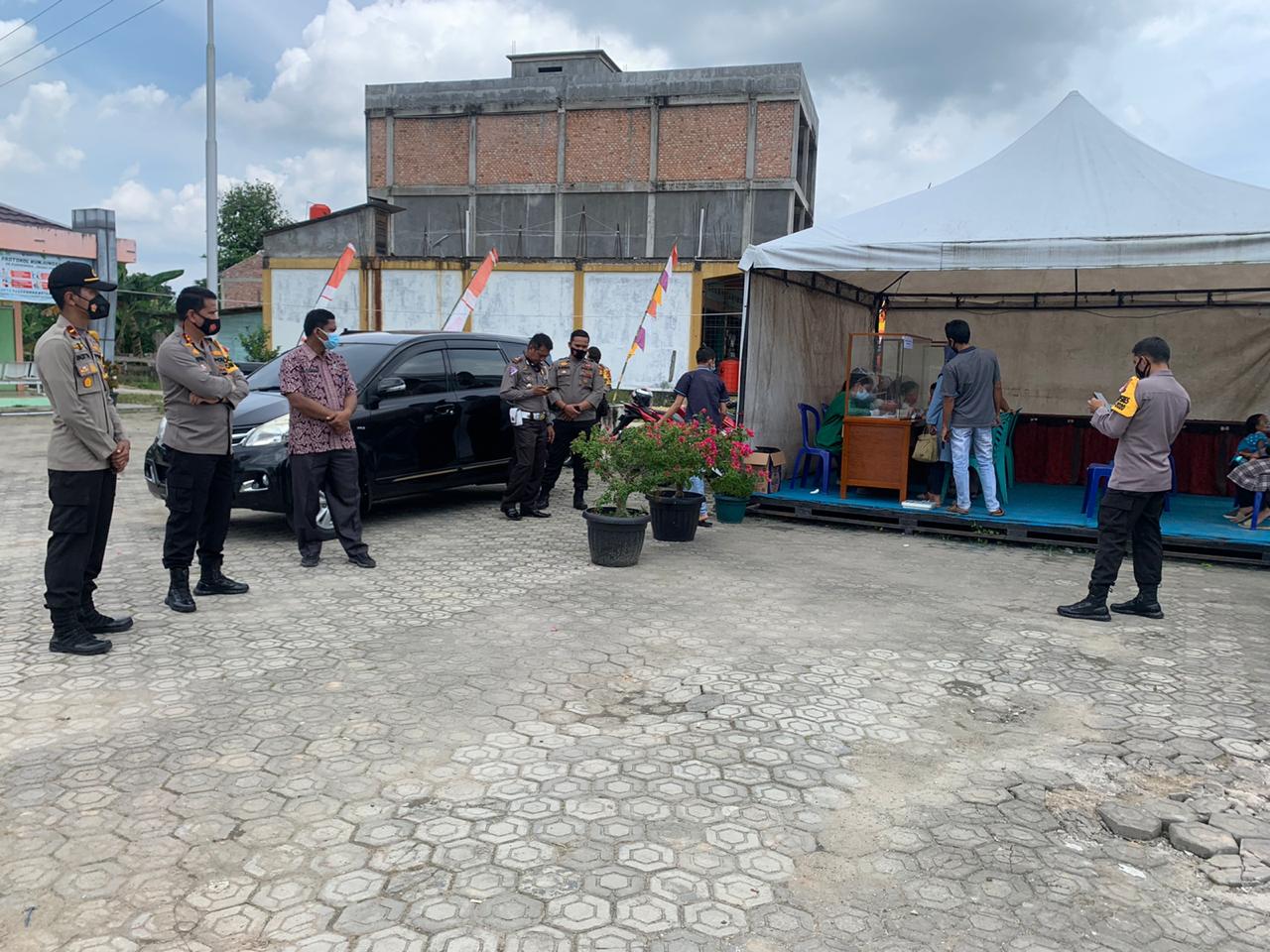 Antisipasi Libur dan Cuti Bersama, Kapolres Inhu Tinjau Kesiapan Pos Cek Poin Covid-19