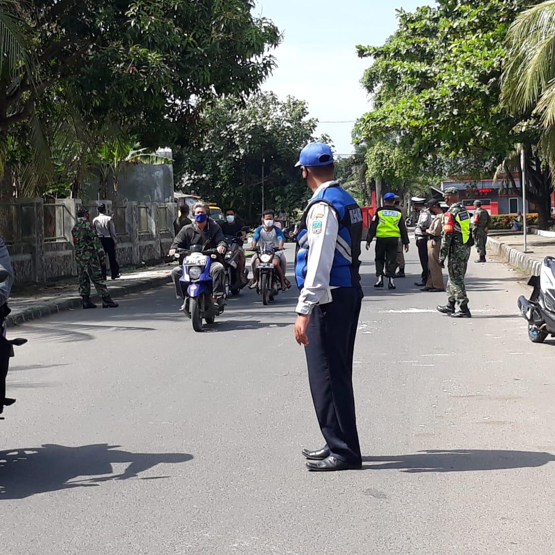 Ratusan Petugas Gabungan Satgas Covid 19 Lakukan Operasi Yustisi diwilayah Pangandaran
