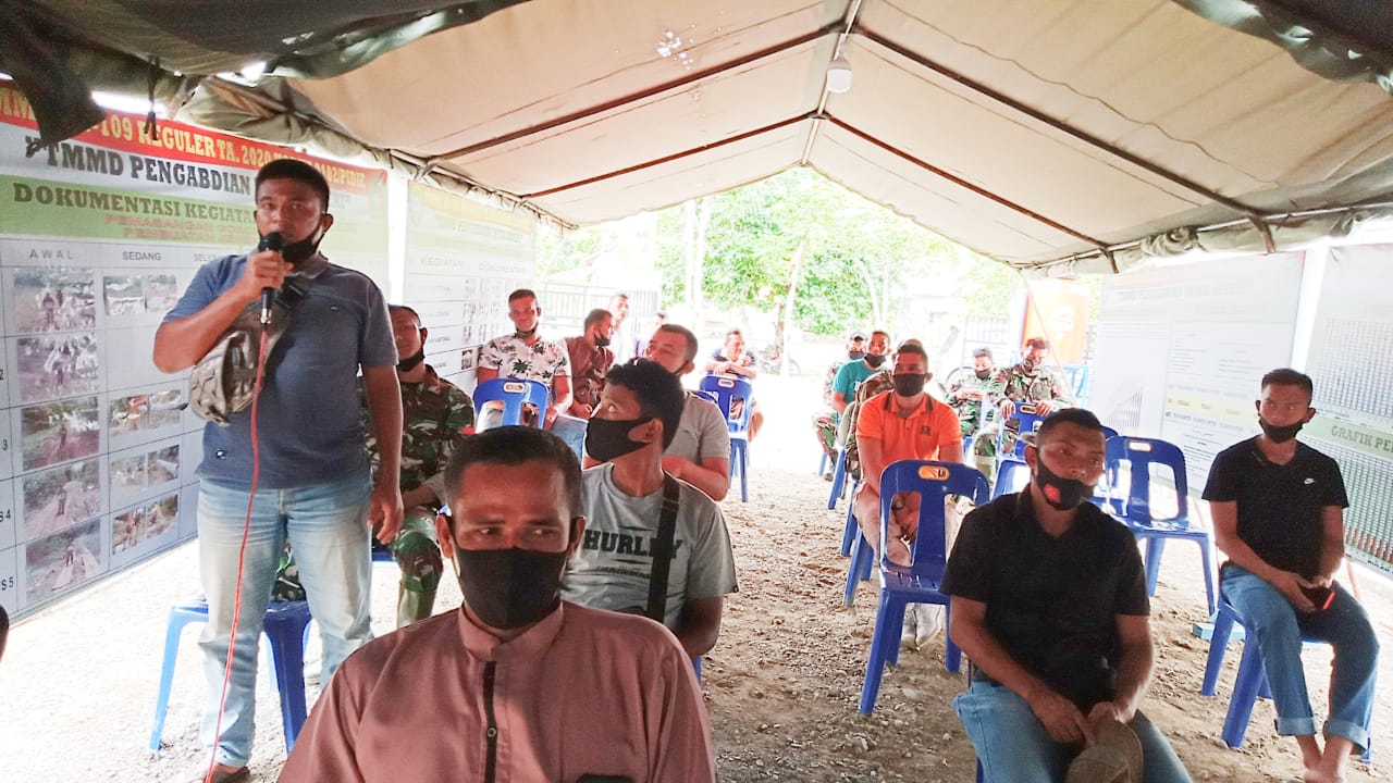 Gandeng BNNK, Satgas TMMD Ke 109 Berikan Penyuluhan Bahaya Narkoba