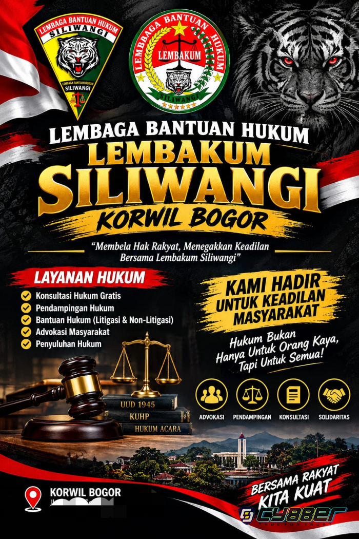 Justice For All, "Lembakum SILIWANGI Korwil Bogor"Siap Untuk Melayani Permasalahan Hukum Dimasyarakat Luas 