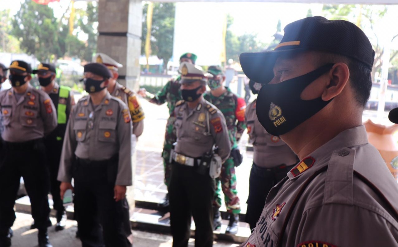 Kapolres Ciamis Kawal Langsung Audiensi Aliansi Ormas-LSM di Kantor Pol PP