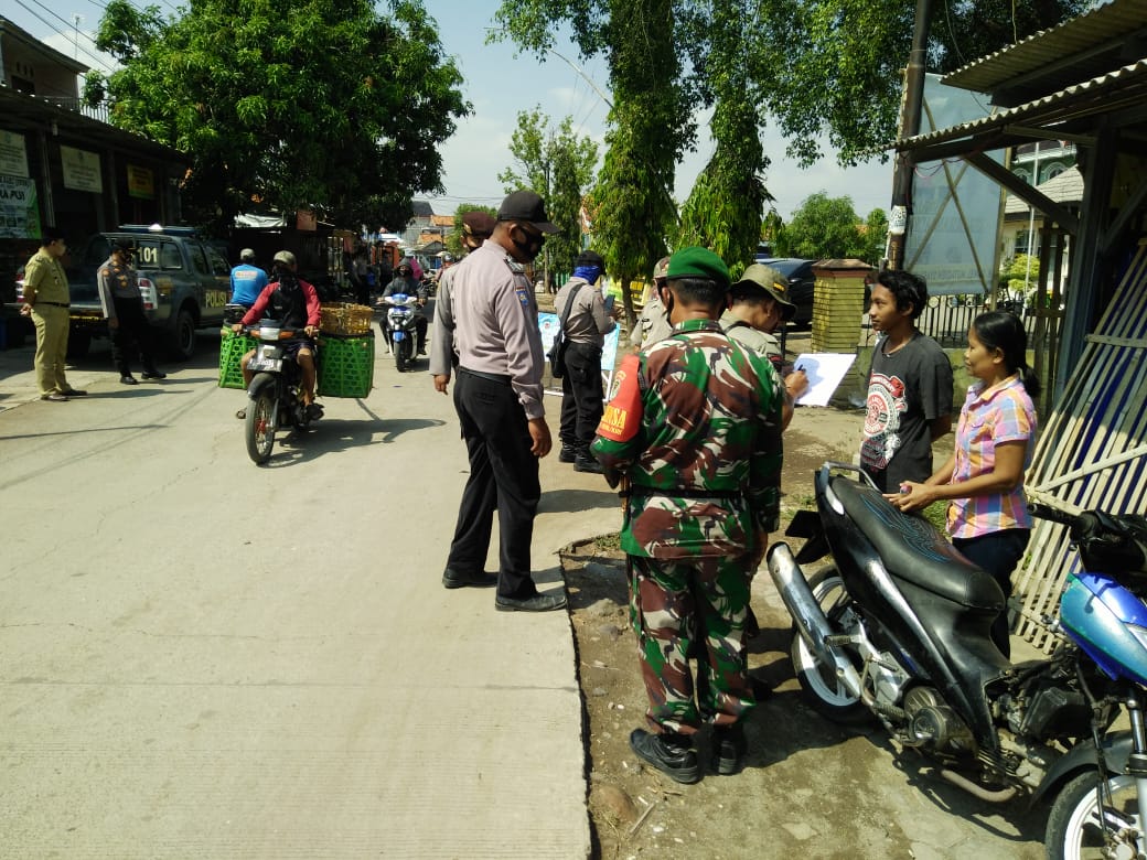 Menekan Angka Penularan Covid-19, Tiga Pilar Bongas Terus Gelar Ops Yustisi
