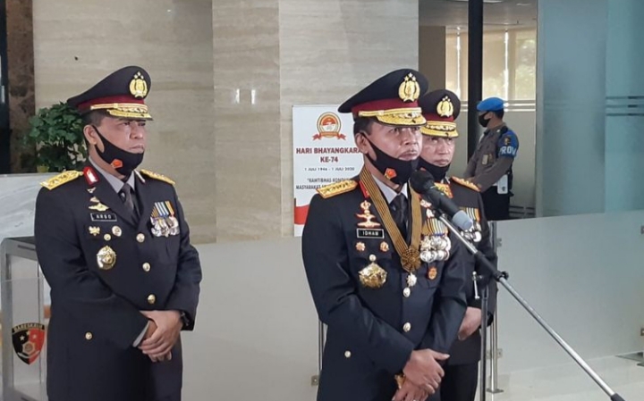 Kapolri Pimpin Upacara Kenaikan Pangkat 11 Pati Polri