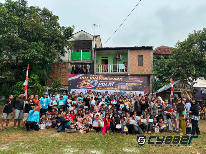 Rayakan HUT Bhayangkara ke-80,Polresta Bogor kota Gelar Aneka Perlombaan Rakyat