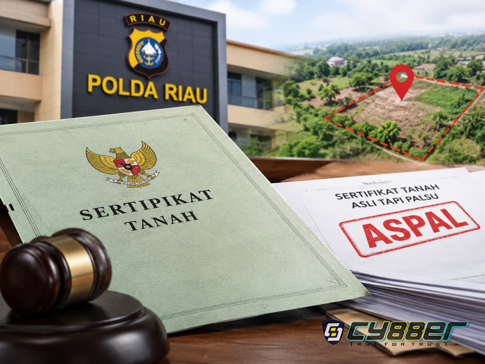 Diduga Terbitkan Sertifikat Tanah Aspal, BPN Kampar Diadukan ke Polda Riau