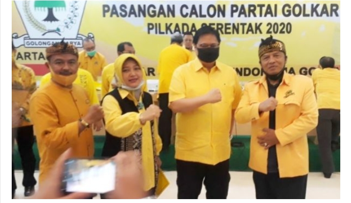 Partai Golkar Resmi Usung Istri Bupati Bandung, Kurnia Agustina dan Usman Sayogi Sebagai Cabup dan Cawabup