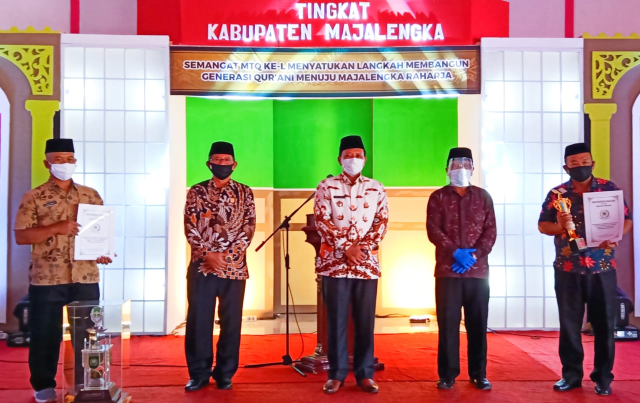 Kecamatan Majalengka Juara Umum MTQ Ke-50 Tingkat Kabupaten Majalengka
