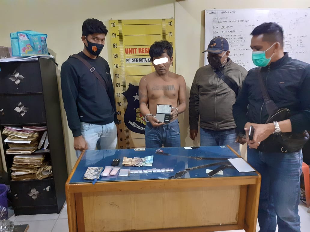 Polsek Kota Kisaran Tangkap di Duga Bandar Sabu