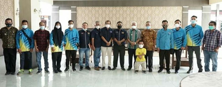 Atlit National Paralympic Commite (NPC) Kabupaten Asahan Silaturahmi Dengan Bupati Asahan 