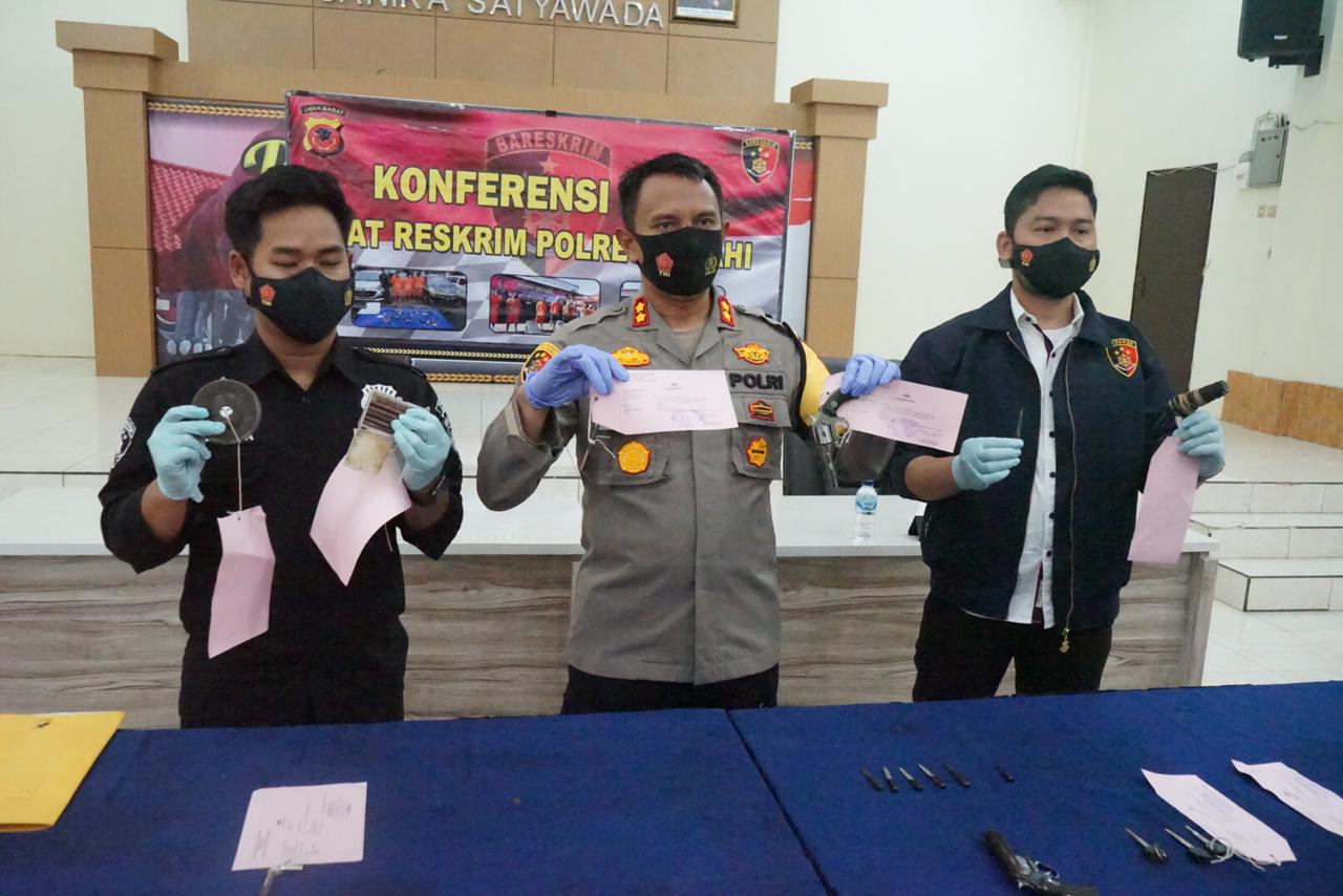 Pengungkapan Kasus Curanmor yang Beroperasi di Wilkum Polres Cimahi dan Polrestabes Bandung Polda Jabar