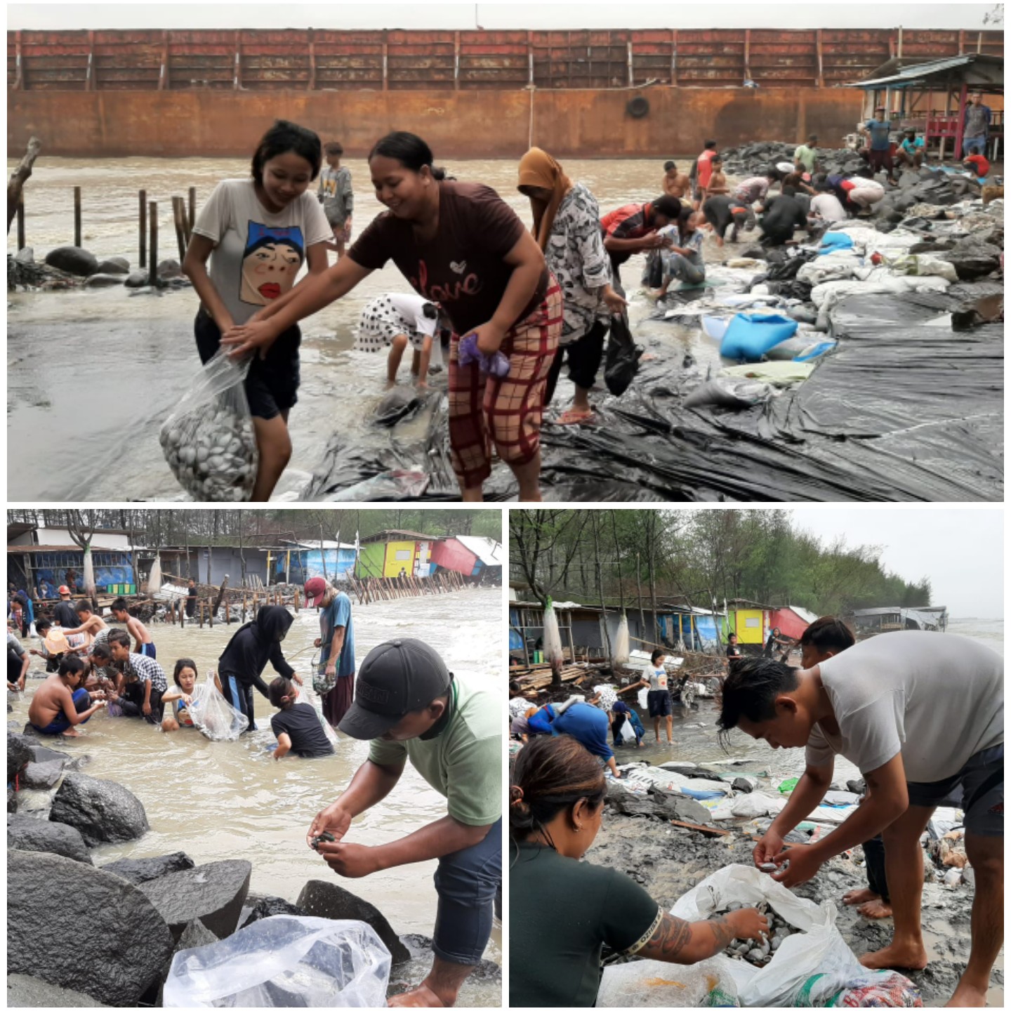 Berkah Pulo Batam Sari Warga Batam Sari Saling Berduyun-Duyun     