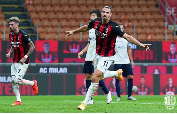 Bobol 2 Gol Gawang Bologna, Ibrahimovic Penentu Kemenangan AC Milan 