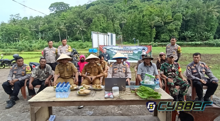 Gerakan Serentak Menanam Jagung 1 Juta Hektar Polsek Pulomerak