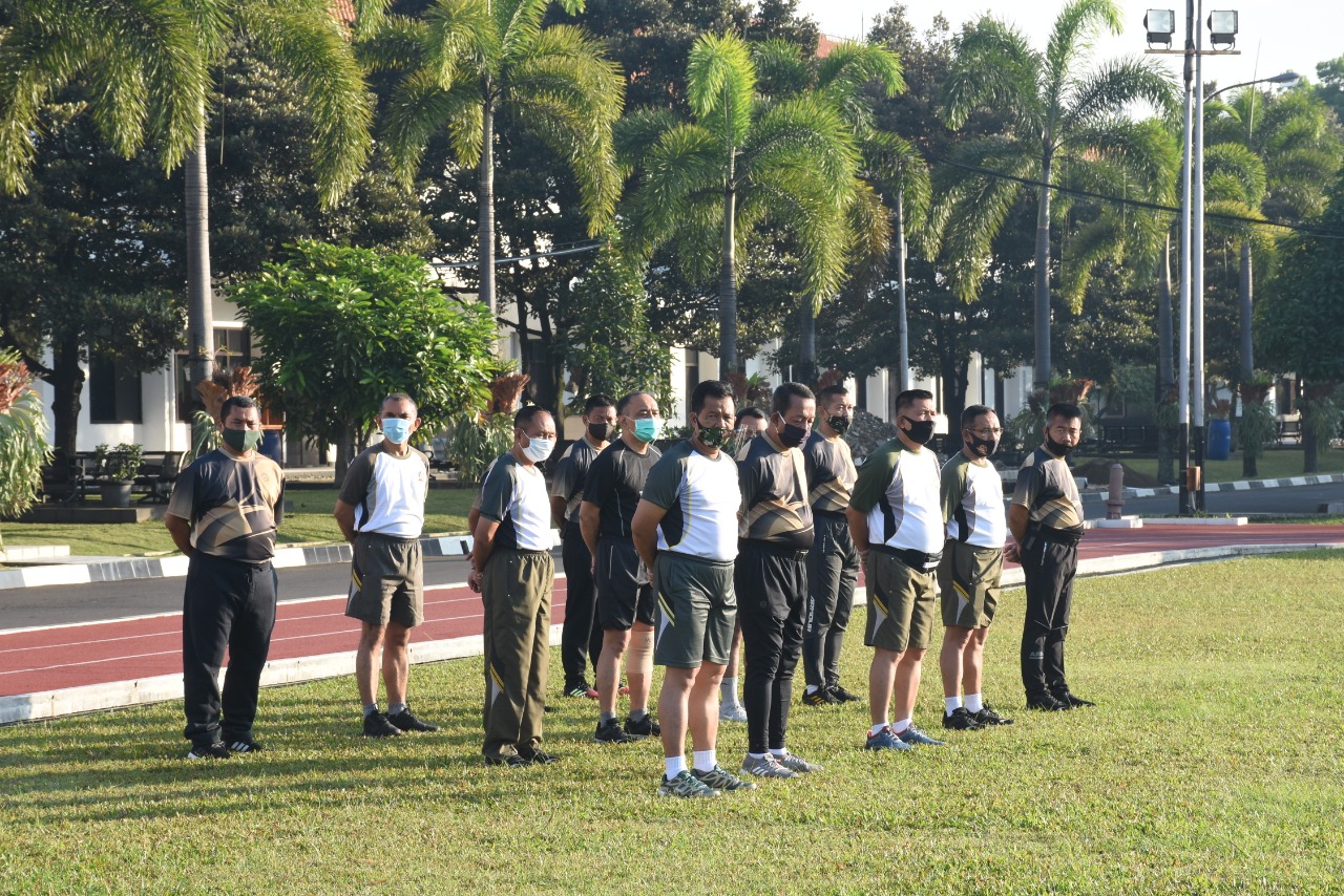 Antisipasi Covid-19, Danseskoad Gelar Apel Bersama
