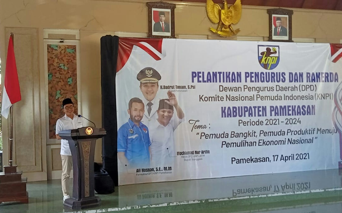 Pelantikan KNPI Cabang Pamekasan Periode 2021-2024