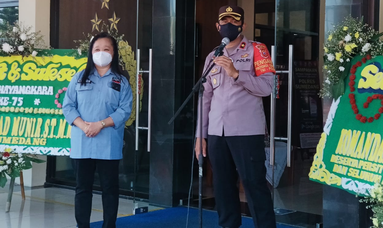 Polres Sumedang Gelar Upacara Pembentukan Team Tracer