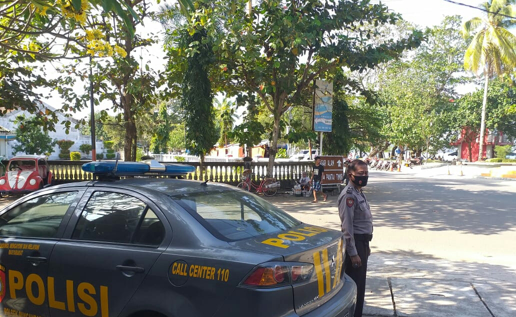 Cegah Covid di Pantai Pangandaran Polres Ciamis Gencar Patroli KRYD