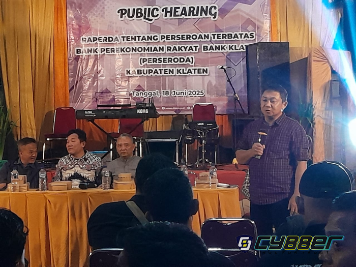 DPRD Klaten Gelar Public Hearing Raperda PT BPR Bank Klaten