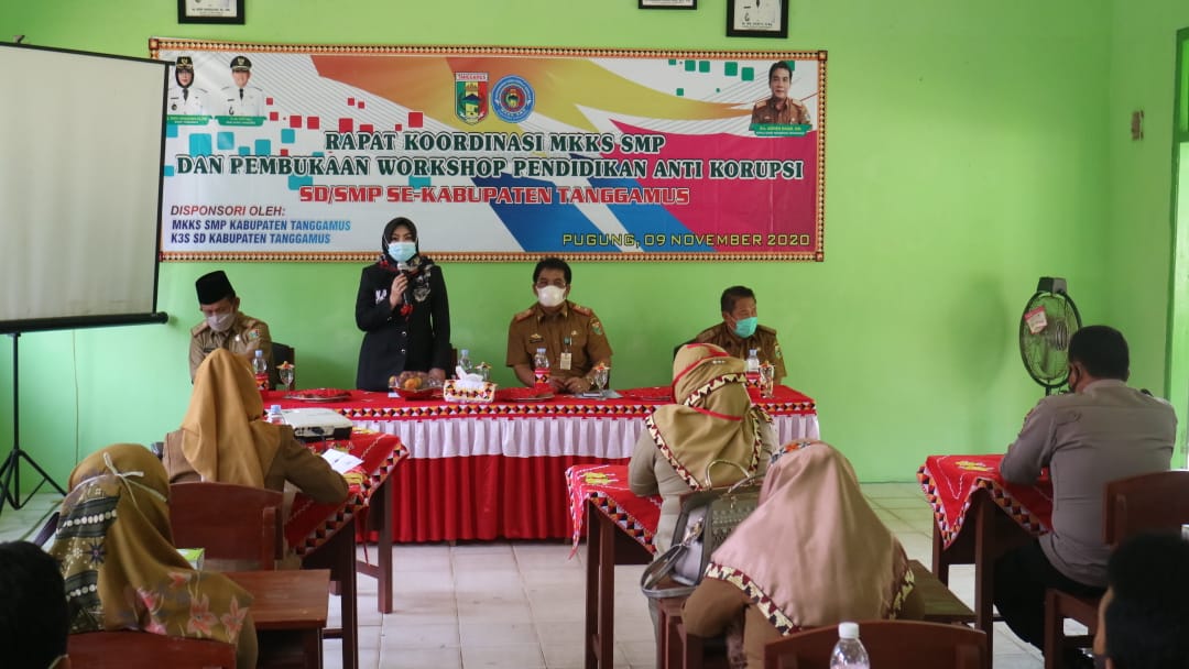 Hadiri Rakor Kepsek  Bupati Nyatakan Insentif Guru Hononer Tanggamus Naik 200 Ribu