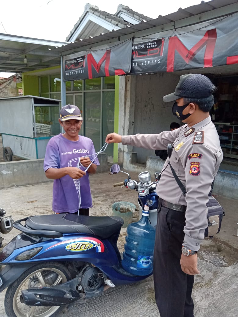 Polres Ciamis Polda Jabar Edukasi Masyarakat Terapkan 3M Protokol Kesehatan