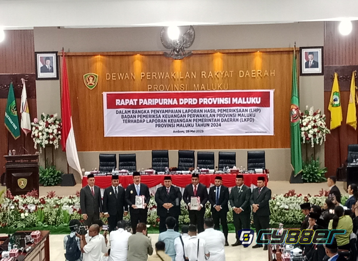DPRD Provinsi Maluku Gelar Rapat Paripurna Penyampaian LHP BPK atas LKPD Tahun 2024: Pemprov Kembali Raih WTP