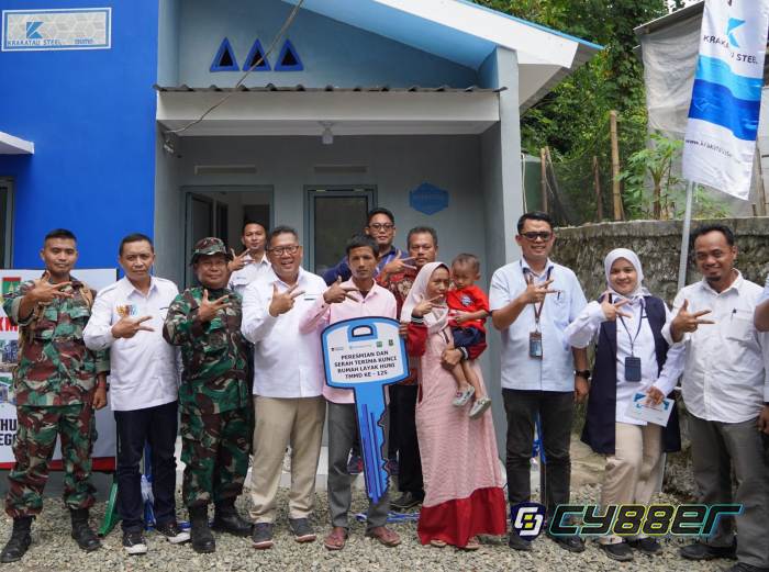 PT Krakatau Steel Serahkan Rumah Layak Huni pada Penutupan TMMD ke-125 di Cilegon