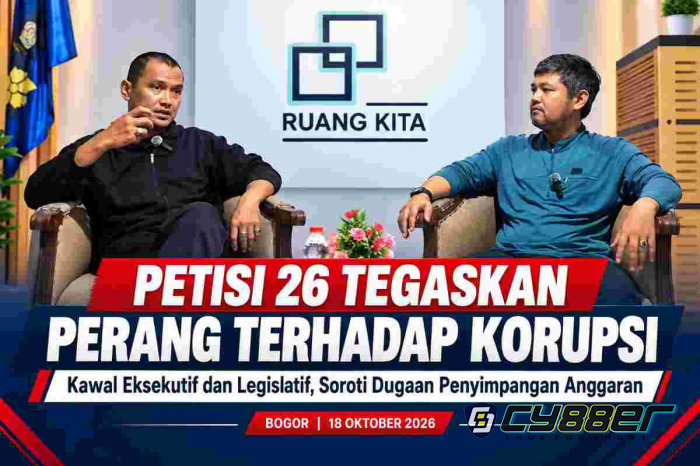 Petisi 26 Gencarkan Perlawanan terhadap Korupsi, Pengawasan Eksekutif dan Legislatif Kabupaten Bogor Diperketat