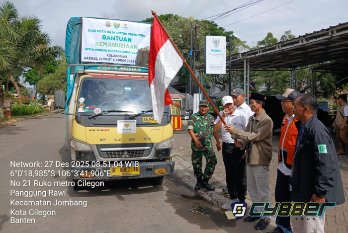 BAZNAS Kota Cilegon Lepas Bantuan Kemanusiaan untuk Korban Bencana Sumatera  "Dari Kota Baja untuk Sumatera"
