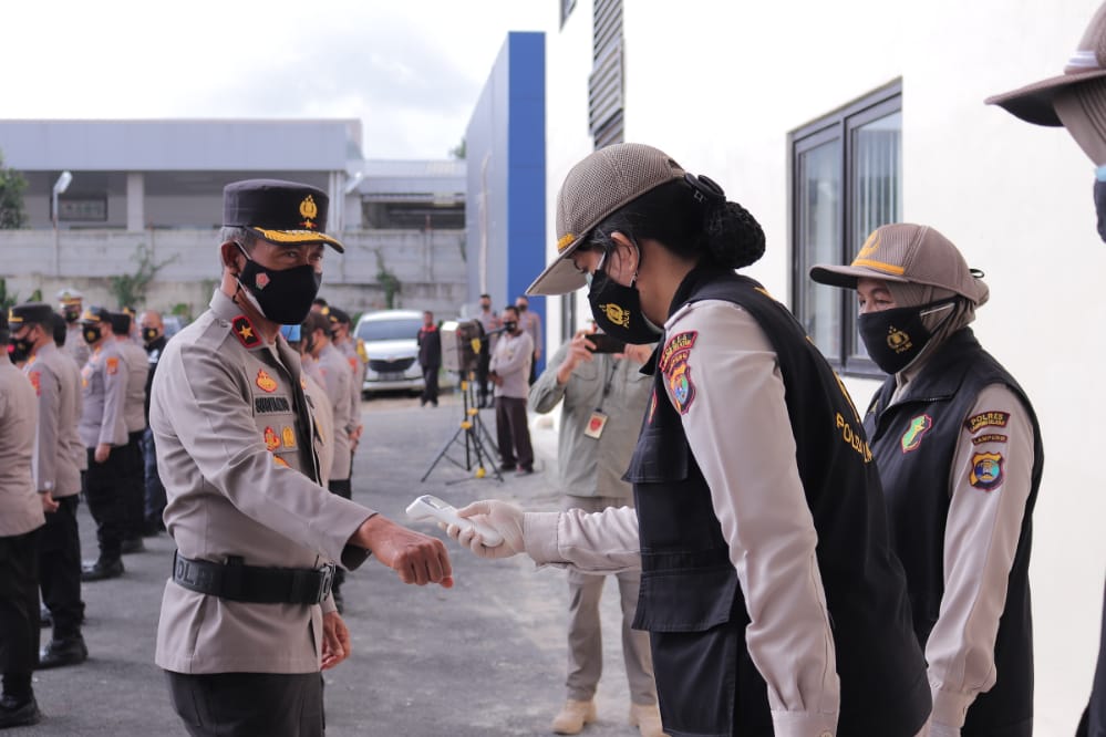 Wakapolda Lampung Kunjungi Mapolres Lamsel, 4 Hal Penting yang Disampaikan