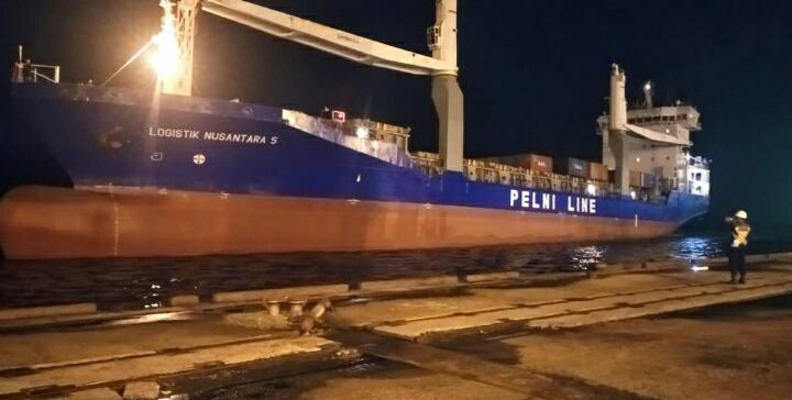 Pelindo I Dumai Berikan Pelayanan Prima Terhadap Kapal KM Logistik Nusantara
