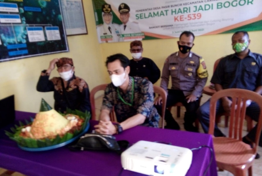 HJB ke 539 di Desa Pasir Buncir, Pemdes Gelar Vaksinasi dan Pembayaran Pajak