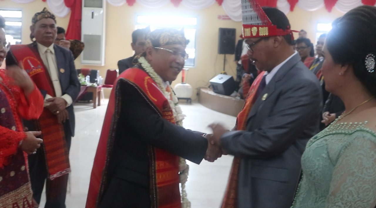 Lantik Pengurus Provinsi Banten, Ketum PPTSB Pusat Singgung Keberhasilan 3 Putra Sinaga Lolos Ke Senayan. 