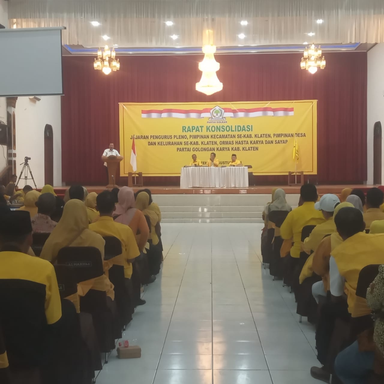 Gelar Konsolidasi, Partai Golkar Klaten Tolak Keras Cabup Bukan Dari Kader Partai