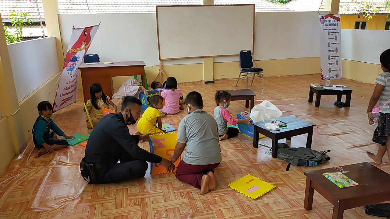 Terapkan Program BRAIN, Sat Brimob Polda Jabar Sediakan Tempat Belajar dan Wifi Gratis Untuk Pelajar Kurang Mampu