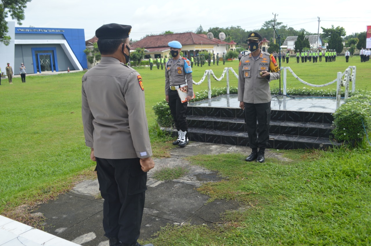 Polres Tulang Bawang Gelar Tiga Pos Pam Pada Operasi Lilin Krakatau 2020