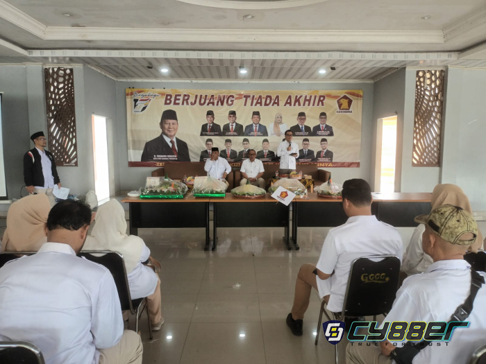 Peringatan HUT Partai Gerindra ke-17 di Kota Cilegon