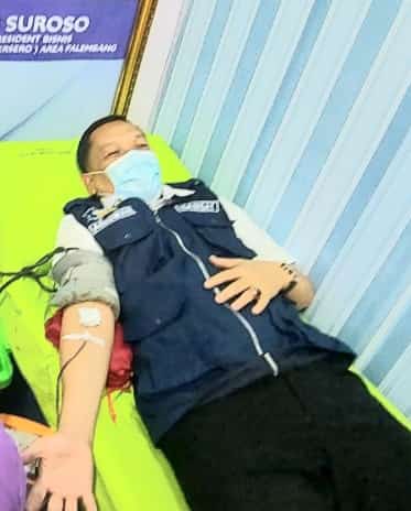 Kepala UPTB Prabumulih Adakan Acara  Berobat Gratis dan Donor Darah