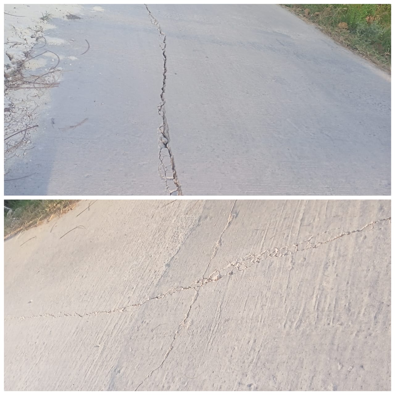 Layak Diperiksa, Pembangunan Rabat Beton Desa Kuripan Baru Setahun Sudah Rusak