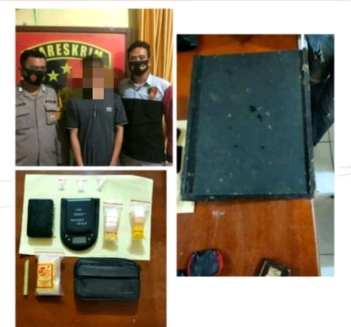 Reserse Narkoba Polres Muba Menangkap Seorang Pengedar Sabu Sabu  