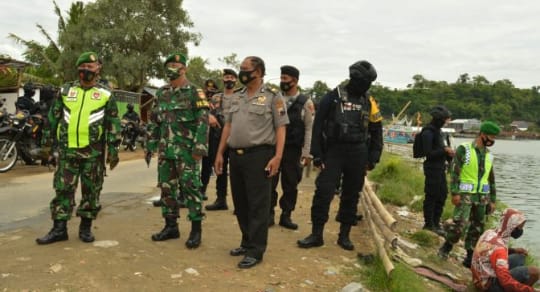 Usai Tahun Baru 2021, Kodim dan Polres Klaten Tetap Lakukan Patroli