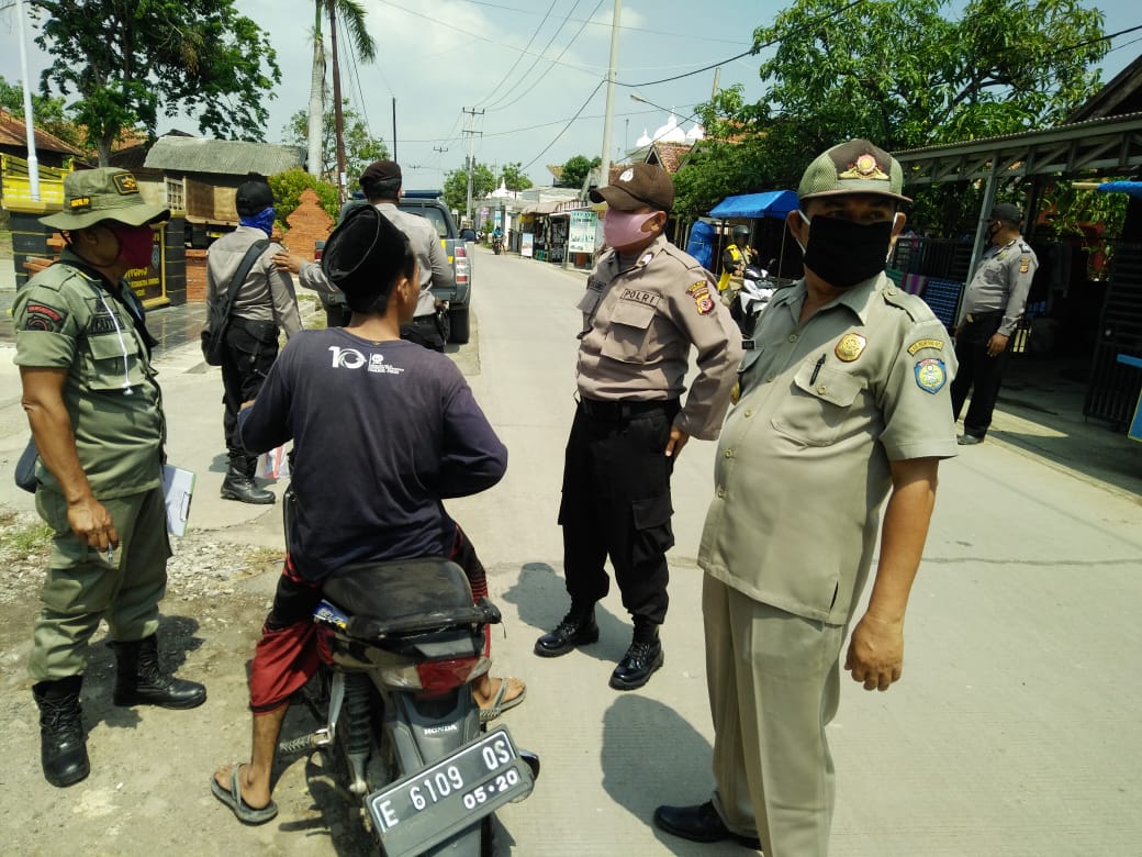 Tiga Pilar Bongas Rutin Ops Yustisi Kepatuhan Protokol Kesehatan Dengan Menggunakan Masker