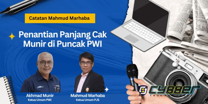 Catatan Mahmud Marhaba: Penantian Panjang Cak Munir di Puncak PWI