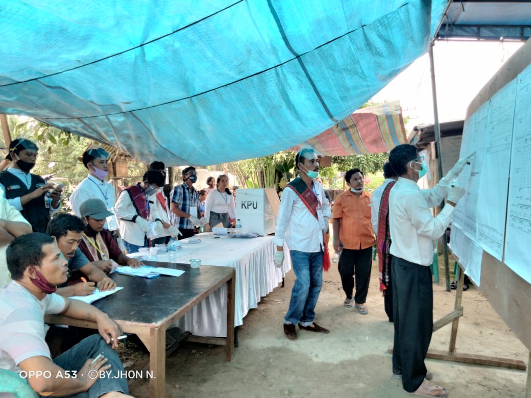 Kasmarni Bagus di TPS 10 Pinggir Unggul Jauh Tinggalkan Pasangan Lain