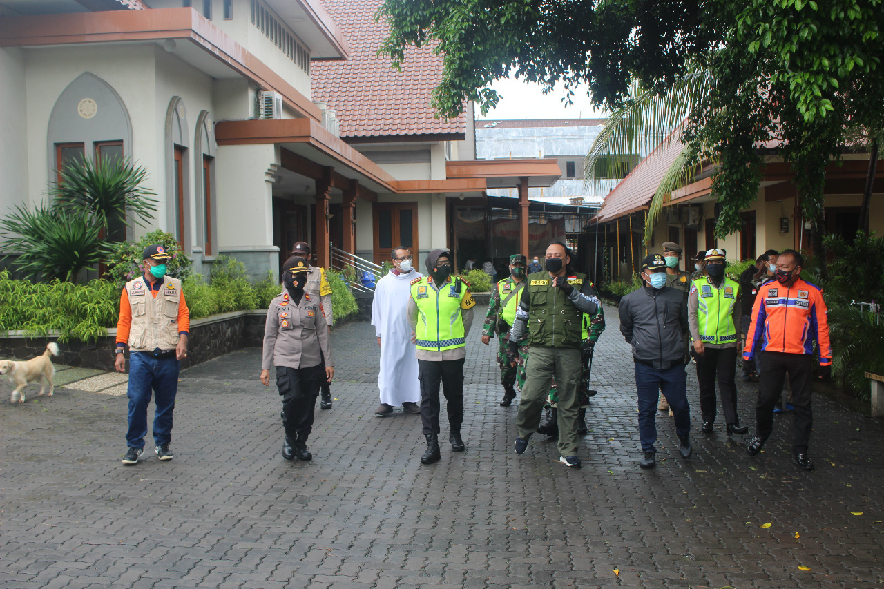 Sinergitas 3 Pilar, Pantau Kegiatan Ibadah di Gereja