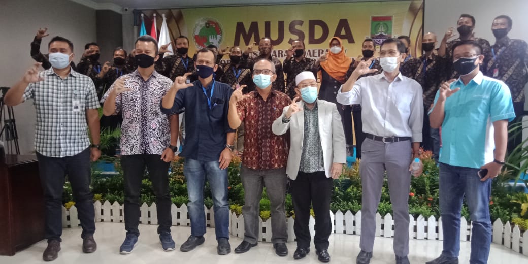 Walikota Cilegon Hadiri Musda V Dekopinda