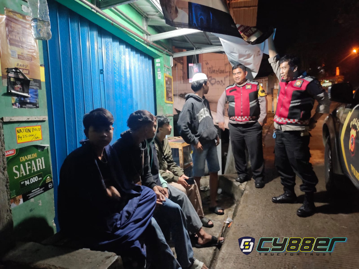 Polsek Caringin Gelar Patroli Antisipasi Perang Sarung dan Tawuran Saat Ramadhan